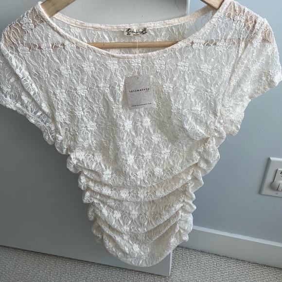 NWT Free People lace top - Picture 2 of 3